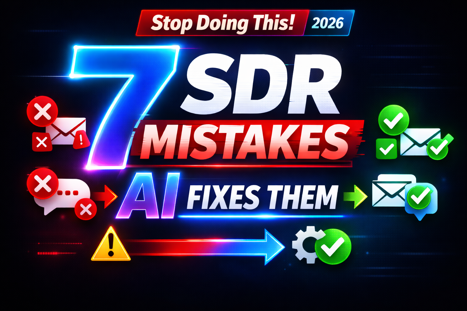 Top 7 Mistakes SDR Teams Make (And AI Fixes Them Automatically)